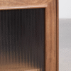 WoodBee Craft "The Lumina" Premium Reeded Glass Sideboard