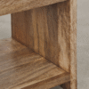 WoodBee Craft "The Cascade" Premium Low Profile Wooden TV Stand