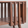 WoodBee Craft "The Horizon Capsule" Premium Slatted Media Console Table