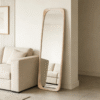 WoodBee Craft "The Horizon Arch" Premium Solid Wood Full Length Mirror