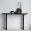 WoodBee Craft "The Eclipse Slim" Premium Black Narrow Entryway Table