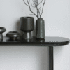 WoodBee Craft "The Eclipse Slim" Premium Black Narrow Entryway Table
