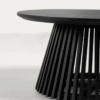 WoodBee Craft "The Eclipse Round" Premium Round Black Coffee Table