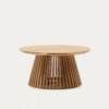 WoodBee Craft "The Eclipse Round" Premium Round Black Coffee Table