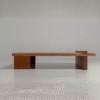 1 WoodBee Craft Square Wood Coffee Table with Minimalist Low Profile