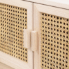 WoodBee Craft "The Solstice" Premium Boho Rattan TV Stand