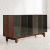 WoodBee Craft "The Horizon Flush" Premium Modern Wood Panel Sideboard