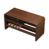 5 WoodBee Craft Wooden Shoe Rack Bench | 3-Tier Entryway Organizer & Footstool