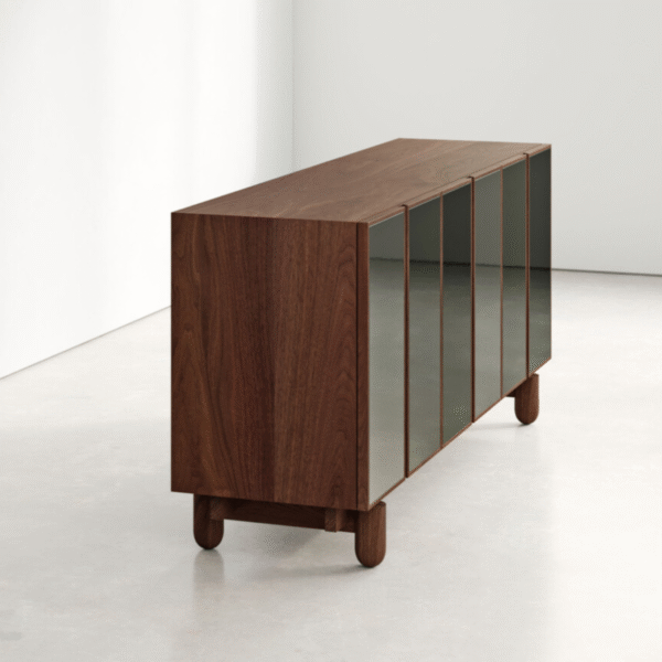 WoodBee Craft "The Horizon Flush" Premium Modern Wood Panel Sideboard