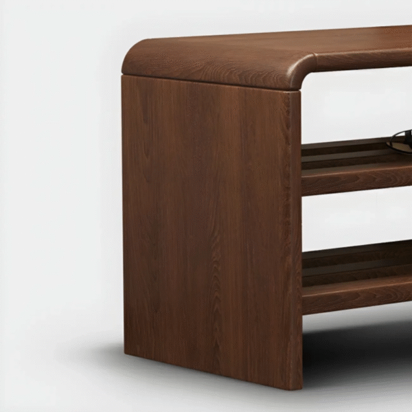 6 WoodBee Craft Wooden Shoe Rack Bench | 3-Tier Entryway Organizer & Footstool