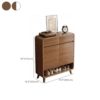 6 WoodBee Craft Premium Mid-Century Wooden Shoe Cabinet