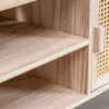 WoodBee Craft "The Aura" Premium Cane Entertainment Center