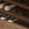 7 WoodBee Craft Wooden Shoe Rack Bench | 3-Tier Entryway Organizer & Footstool