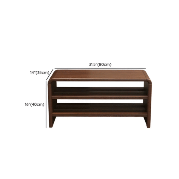 8 WoodBee Craft Wooden Shoe Rack Bench | 3-Tier Entryway Organizer & Footstool