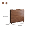 WoodBee Craft Tipping Wooden Shoe Cabinet - 3-Tier Slim Entryway Organizer