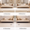 10 WoodBee Craft "The Silhouette Arc" Premium Chaise Lounge Sleeper Sofa