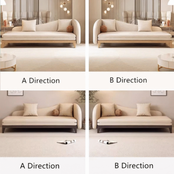 10 WoodBee Craft "The Silhouette Arc" Premium Chaise Lounge Sleeper Sofa