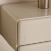 WoodBee Craft "The Lumina Capsule" Premium Capsule Minimalist Bedside Table