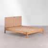 2 WoodBee Craft "The Chevron Loom" Premium Woven Cord Headboard Bed Frame