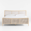 2 WoodBee Craft "The Aurelia Zen" Premium Natural Cane Wooden Bed Frame