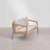 3 WoodBee Craft "The Cordage" Premium Modern Minimalist Woven Rope Sofa