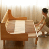 WoodBee Craft "The Nordik Transform" Premium Pull Out Sofa Bed