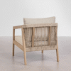 WoodBee Craft "The Cordage Solo" Premium Minimalist Woven Rope Armchair