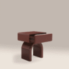 3 WoodBee Craft "The Arcane" Premium Chunky Modern Bedside Table