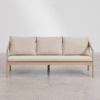 4 WoodBee Craft "The Cordage" Premium Modern Minimalist Woven Rope Sofa
