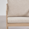 WoodBee Craft "The Cordage Solo" Premium Minimalist Woven Rope Armchair