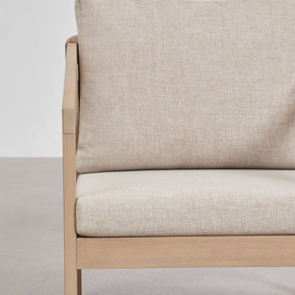 WoodBee Craft "The Cordage Solo" Premium Minimalist Woven Rope Armchair