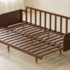 4 WoodBee Craft "The Verve Moss" Premium Modern Wood Sleeper Sofa