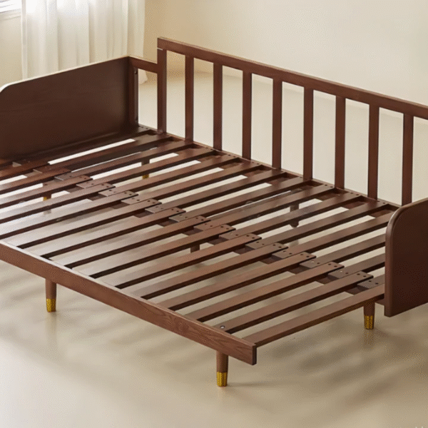 4 WoodBee Craft "The Verve Moss" Premium Modern Wood Sleeper Sofa