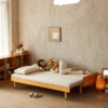 WoodBee Craft "The Horizon Trundle" Premium Extendable Solid Wood Daybed