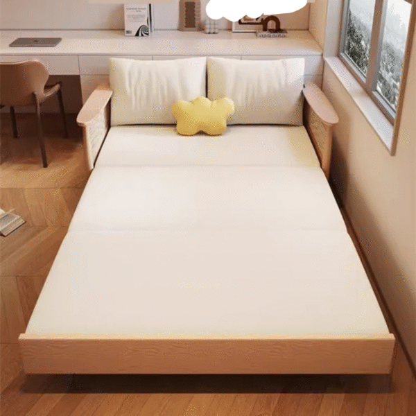 4 WoodBee Craft "The Kyoto Fold" Premium Fold Out Wood Sleeper Sofa