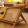4 WoodBee Craft "The Horizon Loom" Premium Rattan Cane Coffee Table