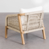 4 WoodBee Craft "The Haven Cross" Premium Luxury Woven Rope Accent Chair