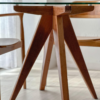 4 WoodBee Craft "The Stellar Orbit" Premium Round Glass Top Pedestal Dining Table