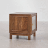 4 WoodBee Craft "The Aurelia" Premium Fluted Glass Bedside Table