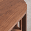 5 WoodBee Craft "The Circa Spindle" Premium Round Slatted Bedside Table