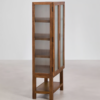 5 WoodBee Craft "The Amber Mist" Premium Frosted Glass Display Cabinet