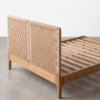 5 WoodBee Craft "The Chevron Loom" Premium Woven Cord Headboard Bed Frame