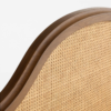 5 WoodBee Craft "The Valencia Camelback" Premium Arched Rattan Wood Bed Frame