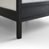 5 WoodBee Craft "The Meridian Spire" Premium Black Solid Wood Canopy Bed