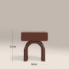 5 WoodBee Craft "The Arcane" Premium Chunky Modern Bedside Table