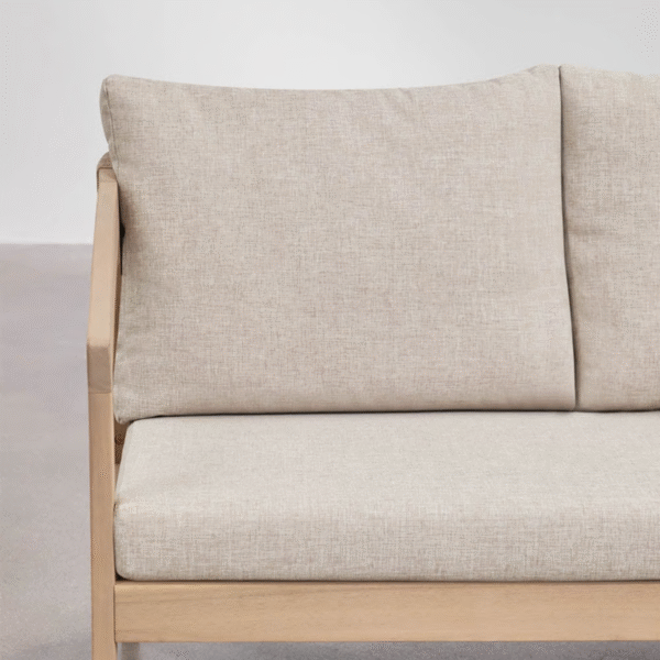 6 WoodBee Craft "The Cordage" Premium Modern Minimalist Woven Rope Sofa