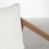 WoodBee Craft "The Solace Single" Premium Contemporary Minimalist Wood Armchair
