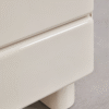 WoodBee Craft "The Lumina Capsule" Premium Capsule Minimalist Bedside Table
