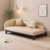 6 WoodBee Craft "The Silhouette Arc" Premium Chaise Lounge Sleeper Sofa