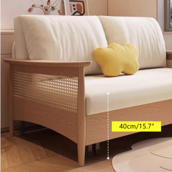 6 WoodBee Craft "The Kyoto Fold" Premium Fold Out Wood Sleeper Sofa
